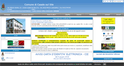 Desktop Screenshot of comunecasale.tv.it